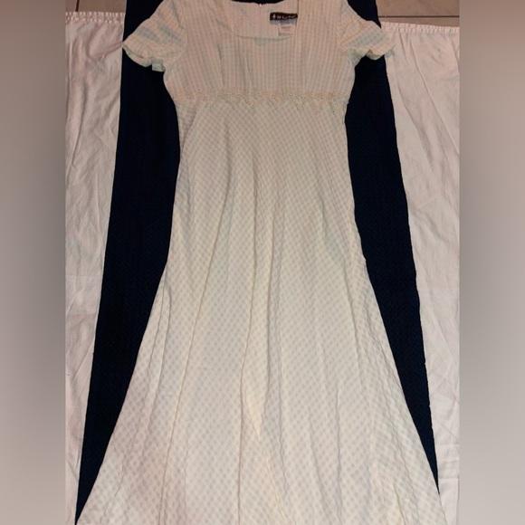 All that Jazz Black and White Pleated Maxi Gown - Picture 2 of 8